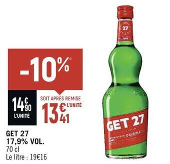 Spar Get 27 17,9% vol. offre
