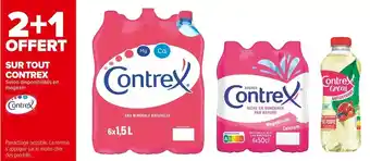 Carrefour Market Contrex 2+1 offert sur tout contrex offre