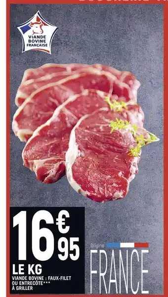 Spar Viande bovine : faux-filet ou entrecôte à griller offre
