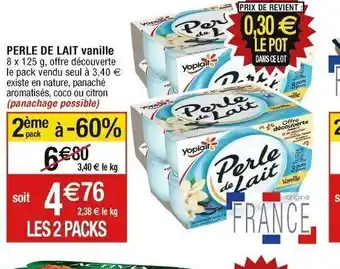 Cora x Carrefour Perle de Lait Vanille offre