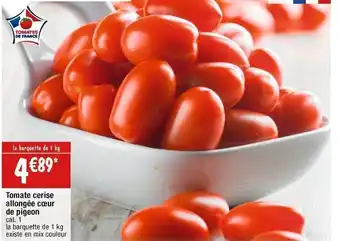 Cora x Carrefour Tomate cerise allongée cœur de pigeon offre