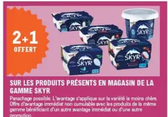 E.Leclerc SUR LES PRODUITS PRÉSENTS EN MAGASIN DE LA GAMME SKYR offre