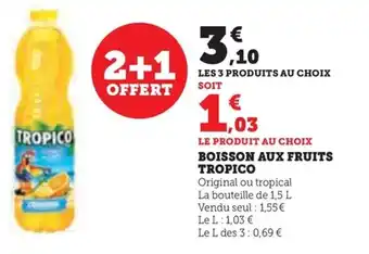 BOISSON AUX FRUITS TROPICO