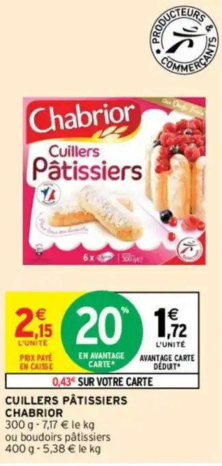 Intermarché CUILLERS PÂTISSIERS CHABRIOR offre