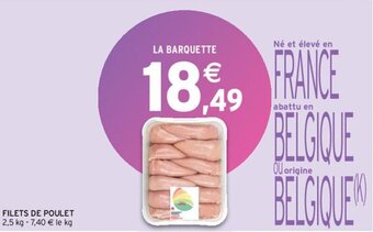 Intermarché FILETS DE POULET offre