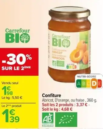 Carrefour Confiture offre