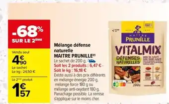 Carrefour Mélange défense naturelle MAITRE PRUNILLE offre