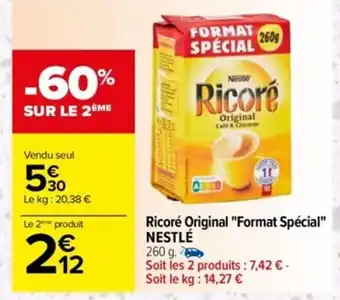 Carrefour Ricoré Original "Format Spécial" NESTLÉ offre
