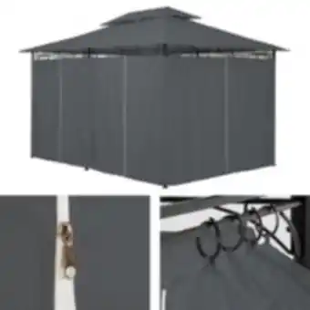 E.Leclerc Brico Tectake tonnelle emine 4 x 3 m - marron offre