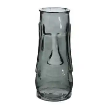 La Foir'Fouille Vase moai - h 35 cm - gris offre