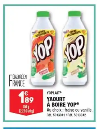 ALDI YAOURT À BOIRE YOPⓇ offre