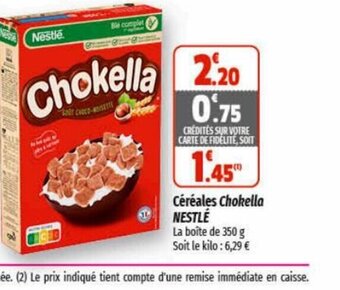 Coccinelle Express Céréales Chokella NESTLE offre