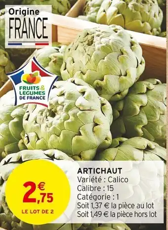 Intermarché ARTICHAUT offre