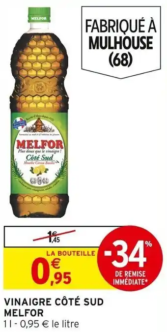 Intermarché VINAIGRE CÔTÉ SUD MELFOR offre
