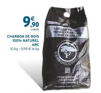 Intermarché CHARBON DE BOIS 100% NATUREL ABC offre