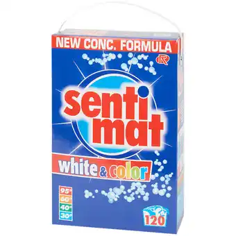 Action Lessive en poudre sentimat blanc & couleur offre