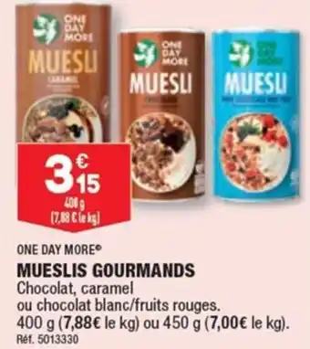 ONE DAY MORE MUESLIS GOURMANDS