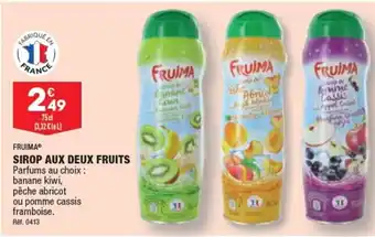 ALDI FRUIMAⓇ SIROP AUX DEUX FRUITS offre