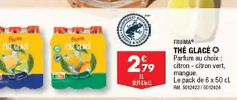 ALDI FRUIMA THÉ GLACÉ offre