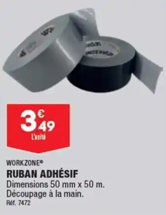 ALDI WORKZONE RUBAN ADHÉSIF offre