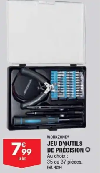 ALDI WORKZONE JEU D'OUTILS DE PRÉCISION offre