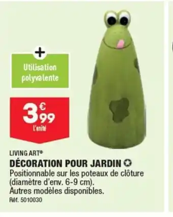 ALDI LIVING ART DÉCORATION POUR JARDIN offre