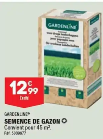 ALDI GARDENLINE SEMENCE DE GAZON offre