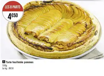 Casino Supermarchés Tarte feuilletée pommes offre