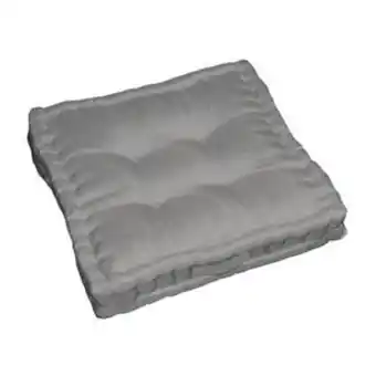 La Foir'Fouille Coussin de sol en coton - 50 x 50 cm - beige - k.koon offre