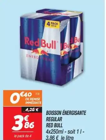 Netto BOISSON ÉNERGISANTE REGULAR Red Bull offre