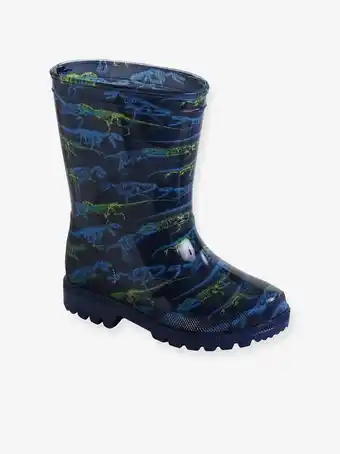Vertbaudet Bottes de pluie imprimees enfant - bleu imprime offre