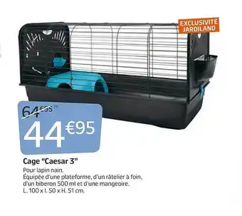 Jardiland Cage offre