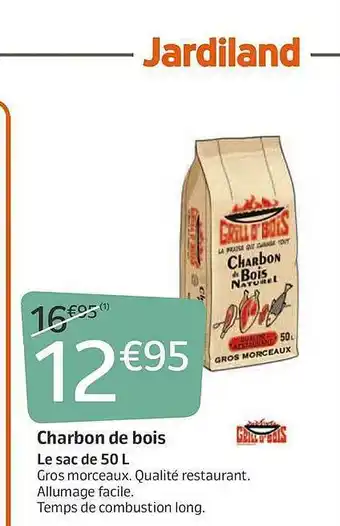 Jardiland Charbon De Bois offre