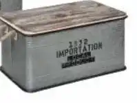 Auchan Malle metal et bois offre