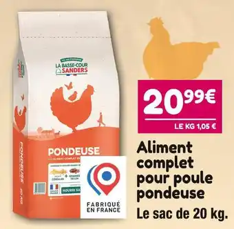 Point Vert Sanders aliment complet pour poule pondeuse offre