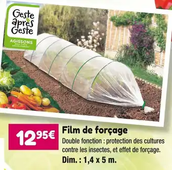 Point Vert Film de forçage offre