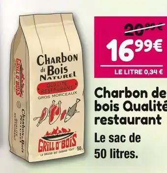 Grill o'bois charbon de bois qualité restaurant