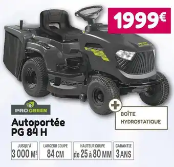 Point Vert Progreen autoportée pg 84 h offre