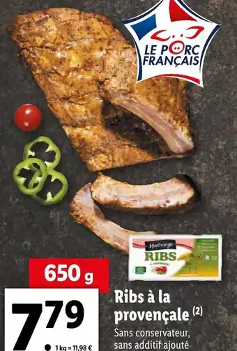 Lidl Ribs à la provençale (2) offre