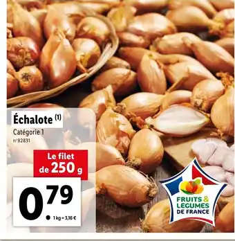 Lidl Échalote Échalote (¹) Catégorie 1 offre
