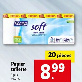 Lidl Papier toilette offre