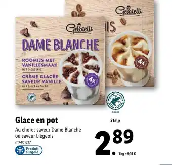 Gelatelli Glace en pot