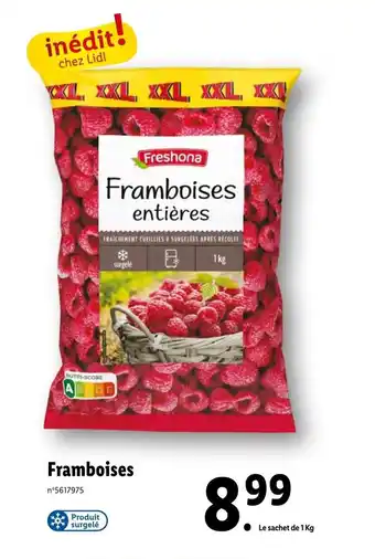Lidl Framboises offre