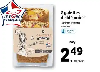 Lidl 2 galettes de blé noir (²) offre