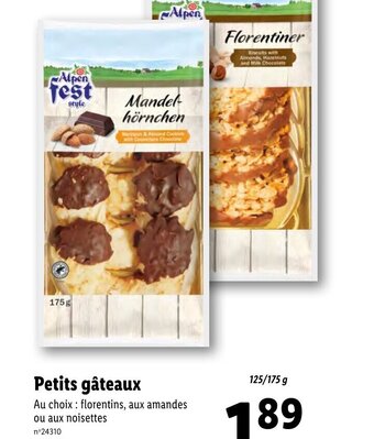 Lidl Petits gâteaux offre