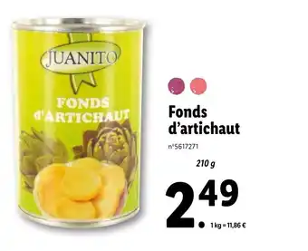 Lidl FONDS d'ARTICHAUT offre