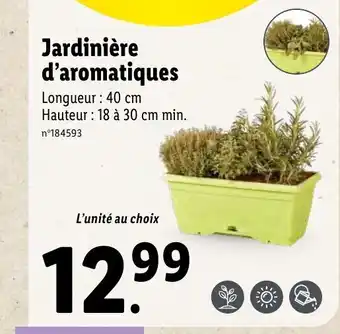 Lidl Jardinière d'aromatiques offre
