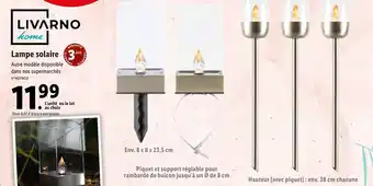 Lidl LIVARNO home Lampe solaire offre