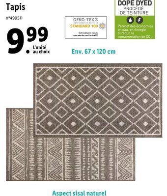 Lidl Tapis offre