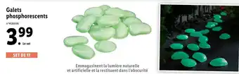 Lidl Galets phosphorescents offre